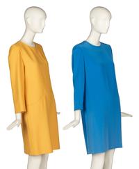 Two Pierre Cardin Haute Couture Dresses