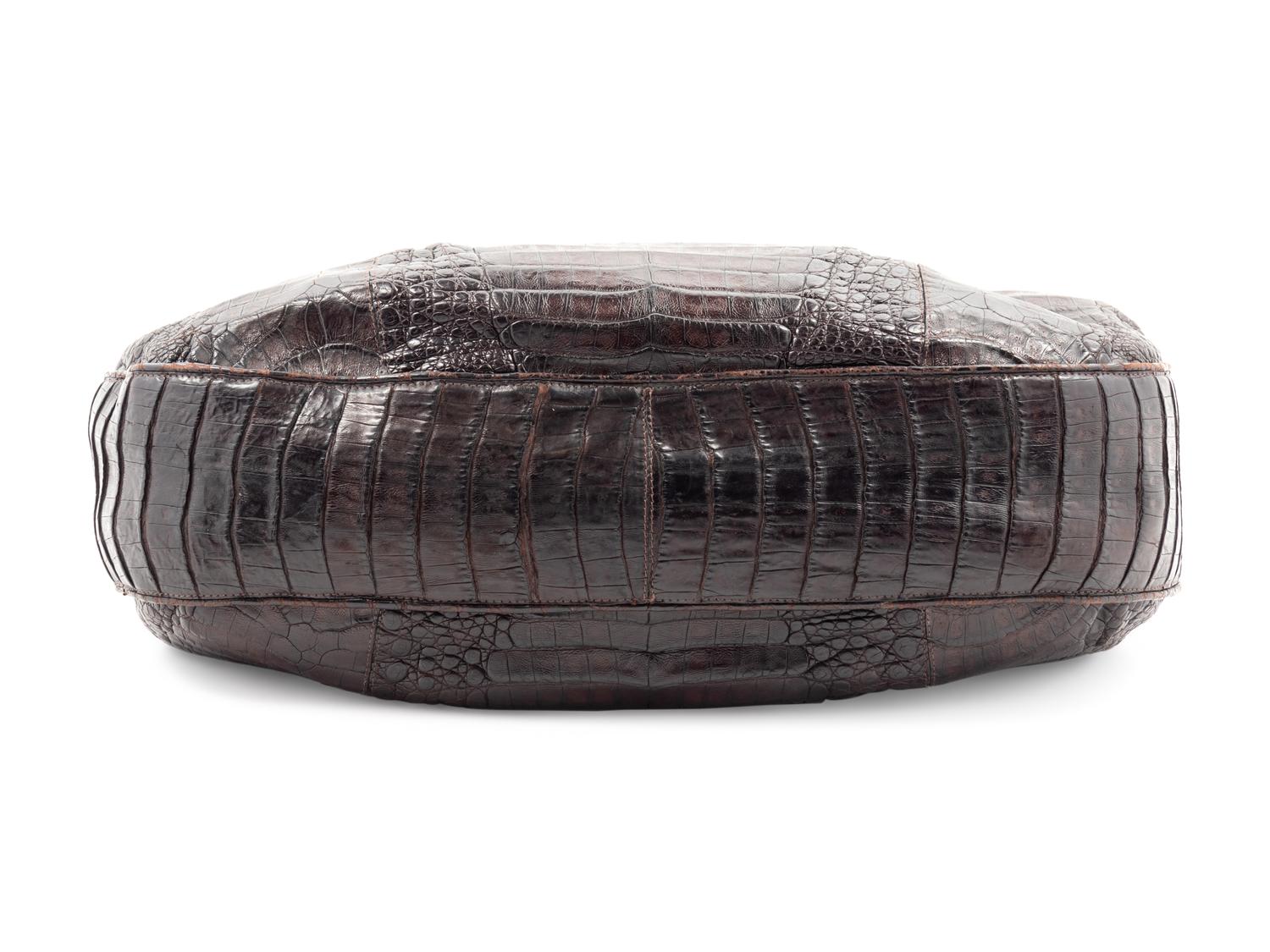 Nancy Gonzalez Crocodile Hobo Bag, 1990-2000s