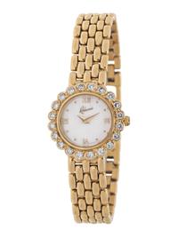 ROBANN'S, YELLOW GOLD AND DIAMOND WATCH