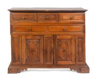 An Italian Walnut Serving Cabinet