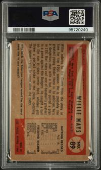 A 1954 Bowman Willie Mays Baseball Card No. 89 (PSA 1.5)