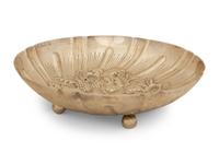 An American Silver-Gilt Entrée Dish and Cover and a Repoussé Bowl