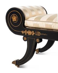 A Regency Style Painted Window Seat