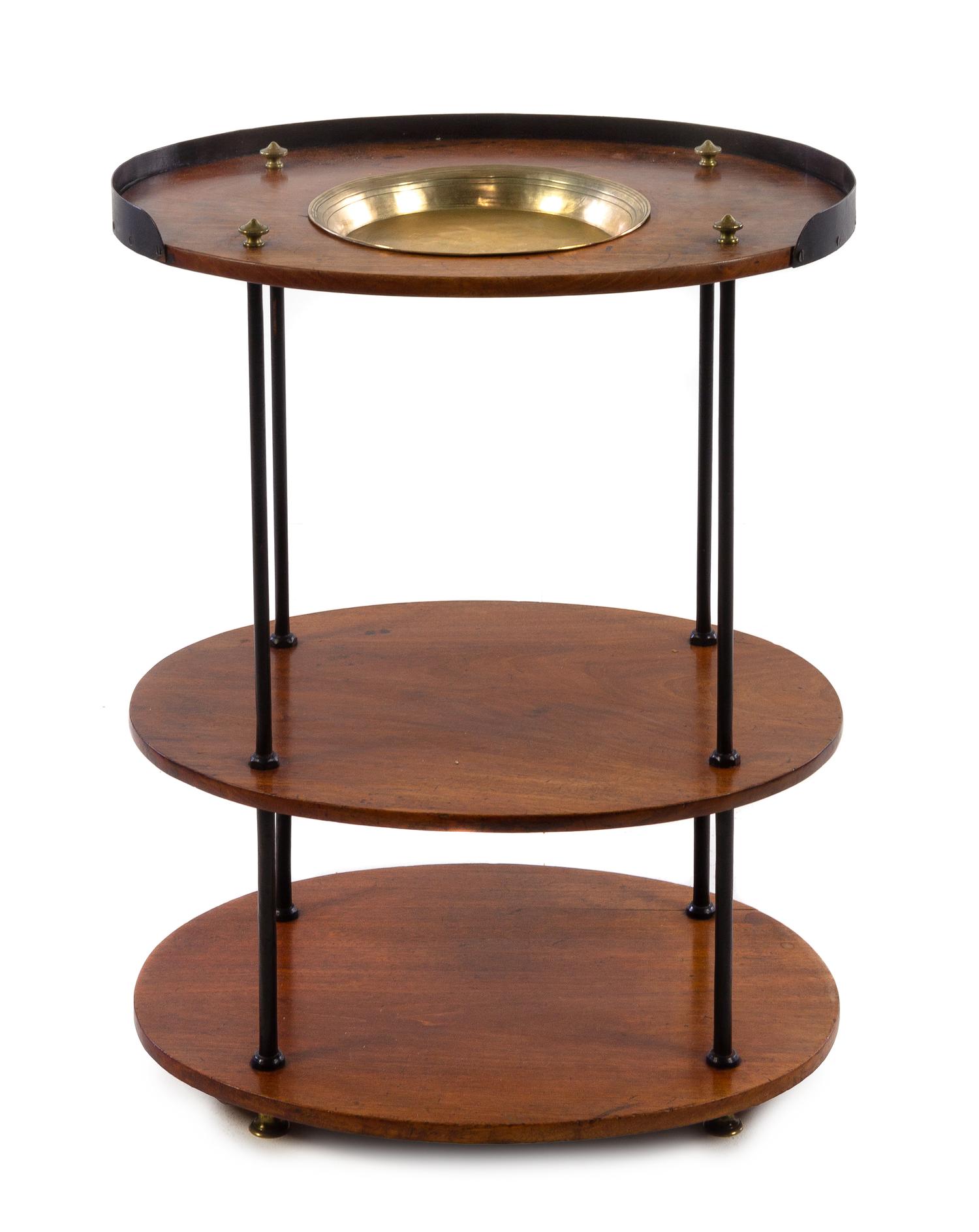A Regency Style Mahogany Etagere Height 31 x width 24 1/4 x depth 17 3/4 inches. — LATE 19TH CENTURY