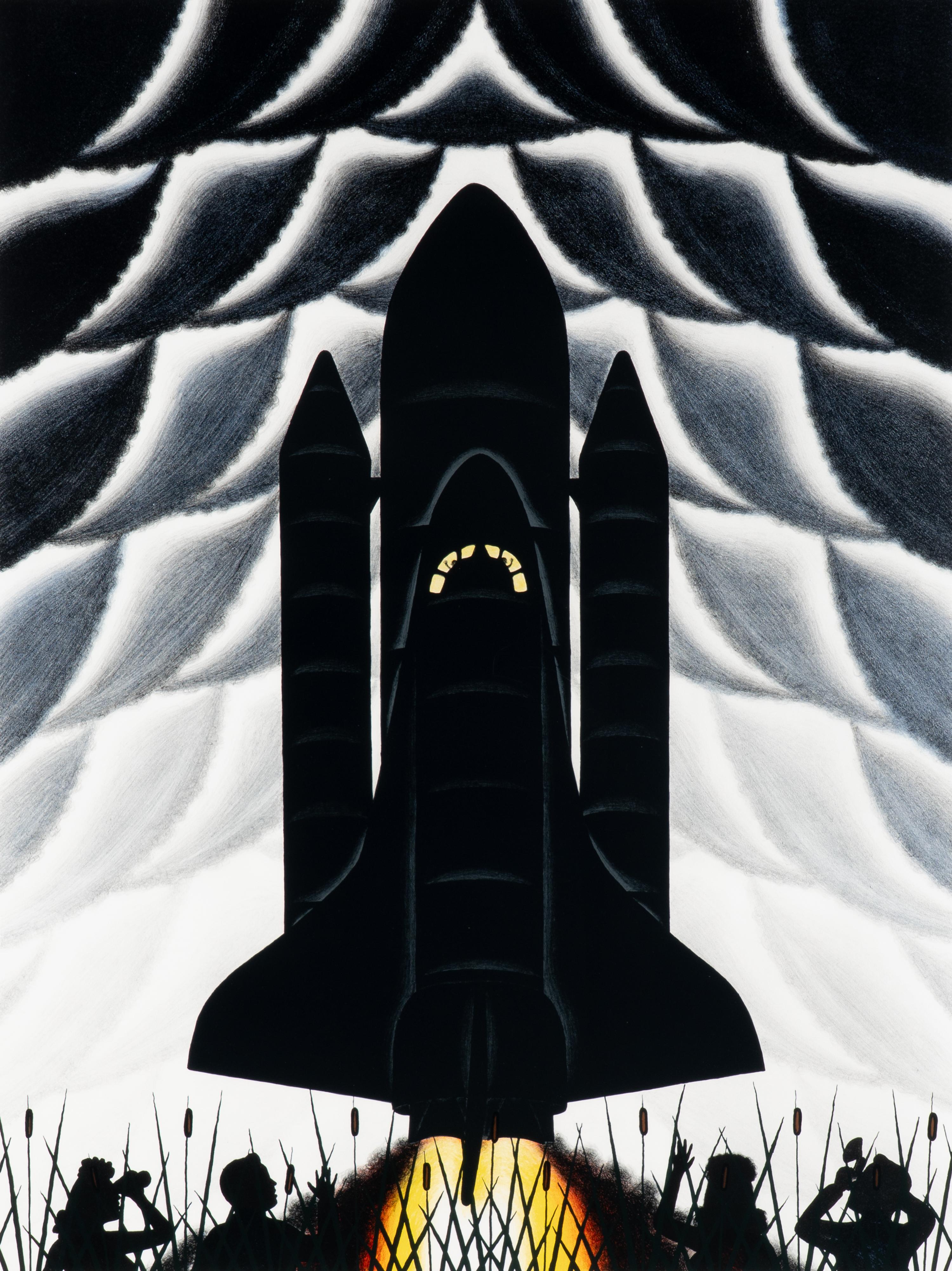 Roger Brown (American, 1941-1997) — Cathedrals of Space , 1983