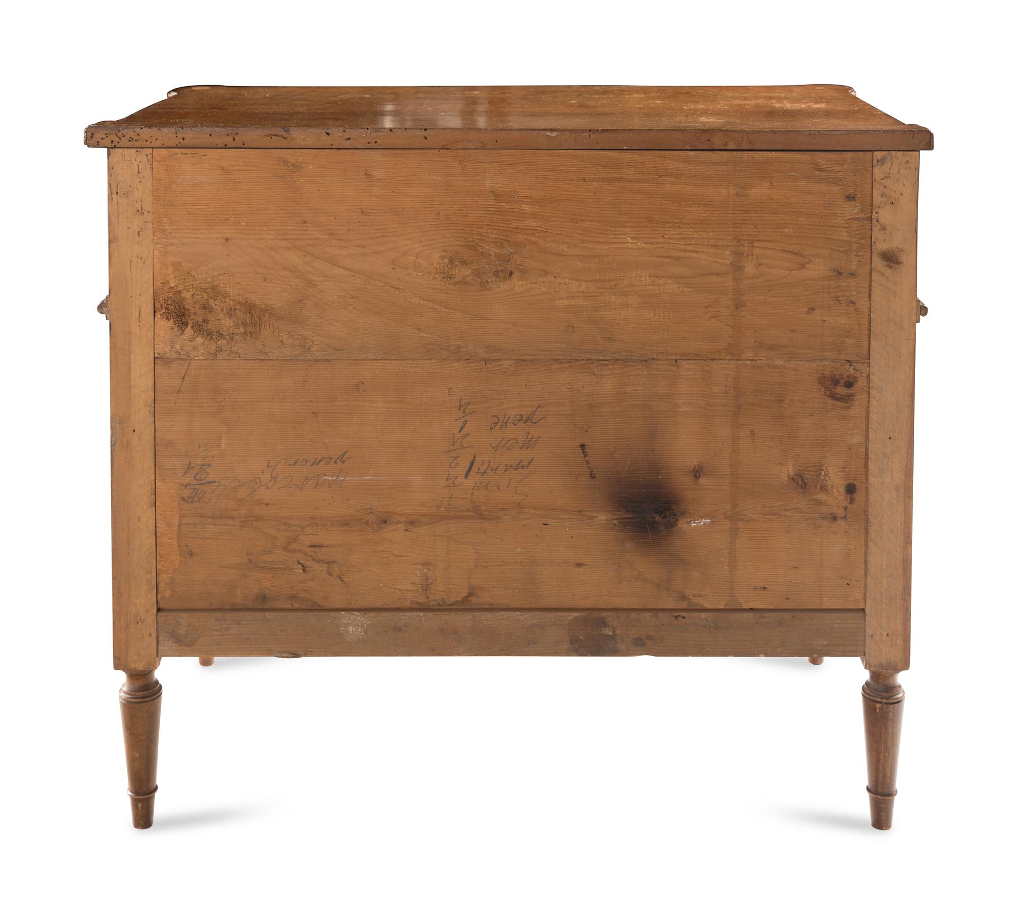 A Directoire Walnut Chest of Drawers