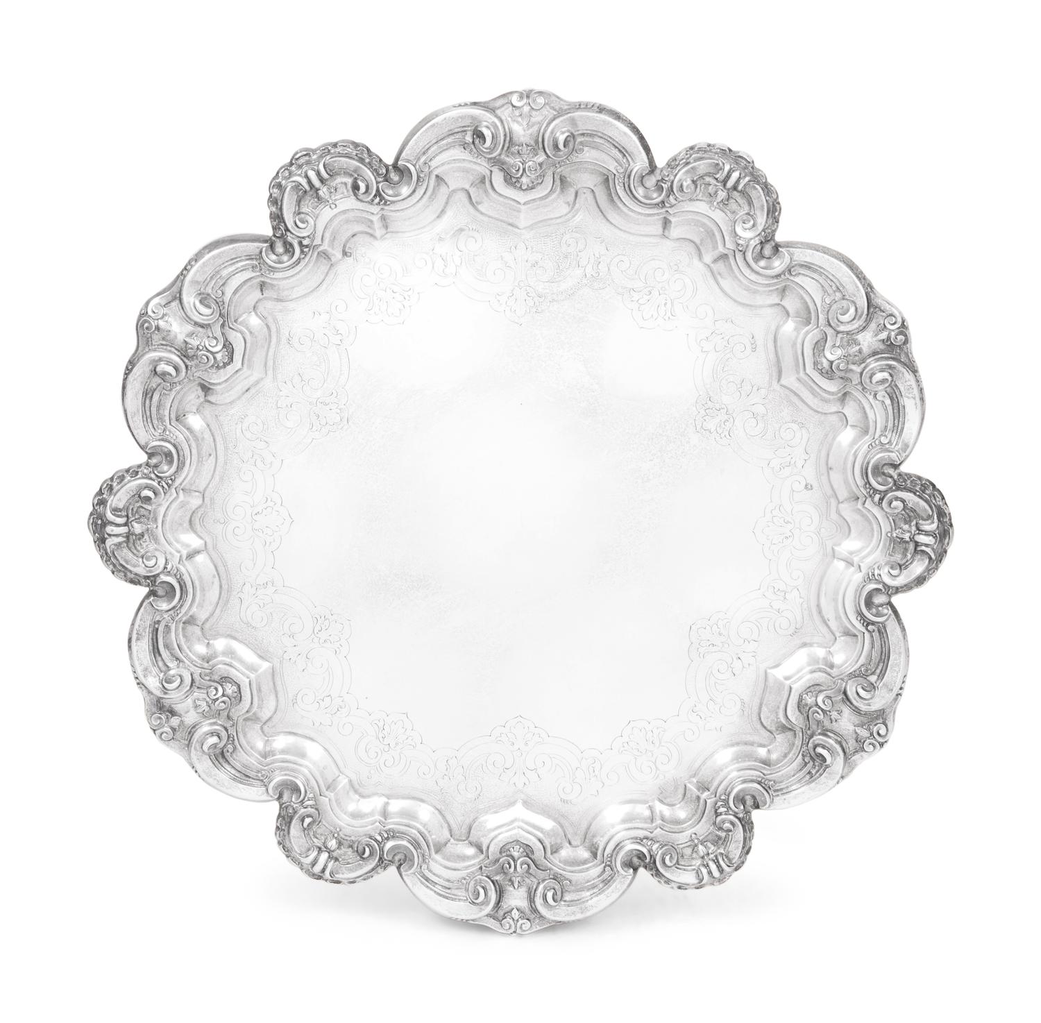 A Portuguese Silver Tray