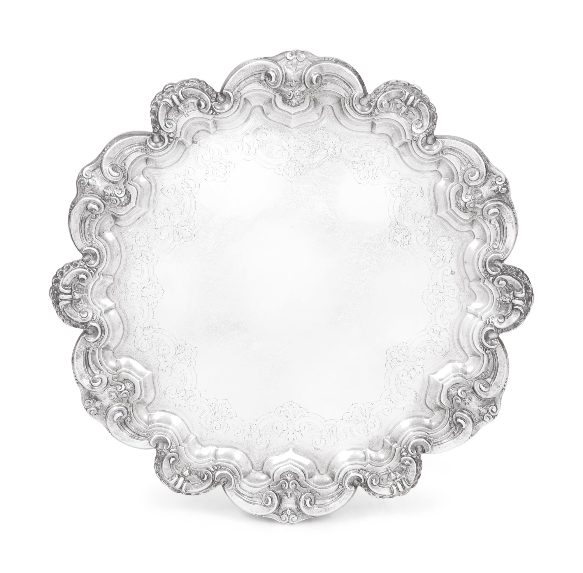 A Portuguese Silver Tray