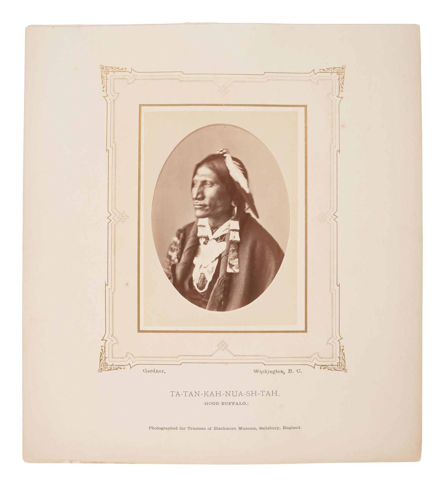 Good Buffalo, Oglala Lakota. Washington, DC, ca 1870
