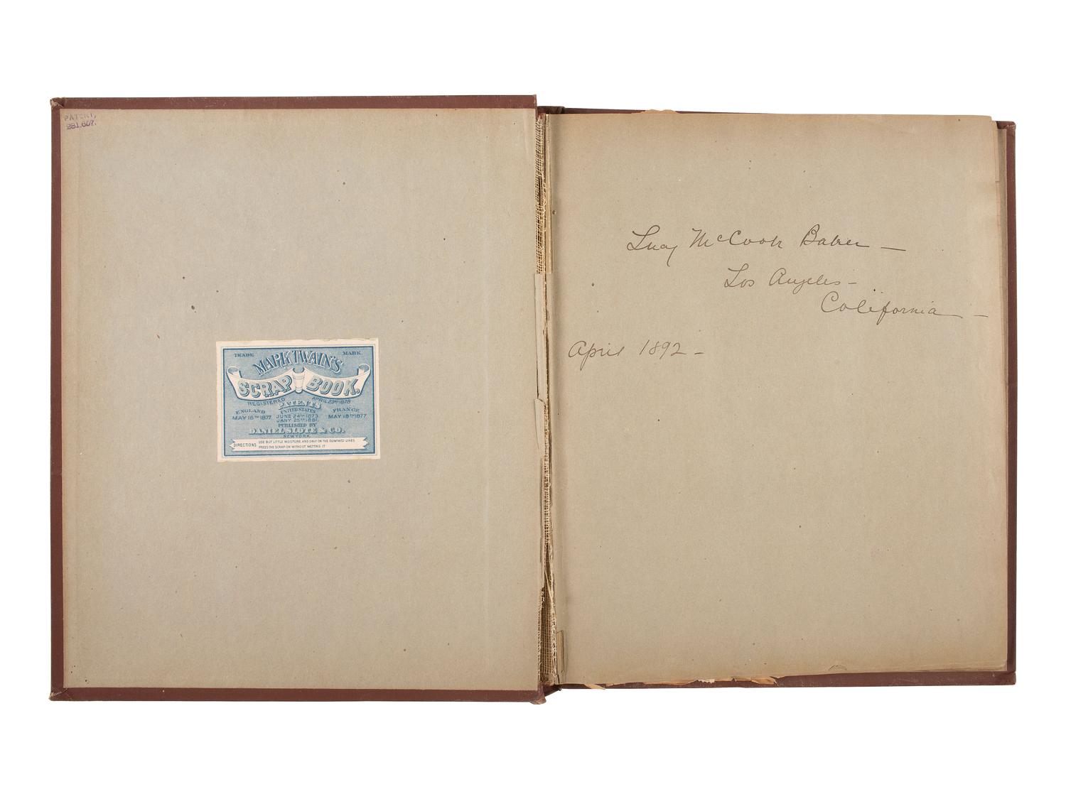 [CIVIL WAR] -- [SPANISH-AMERICAN WAR]. MCCOOK, General Alexander McDowell (1831-1903), BAKER, Lucianna McCook (1864-1923). Scrapbooks, letters, and photographs associated with the McCook family.