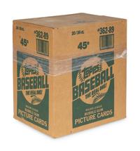 A Factory Case of 1989 Topps Baseball Cards (20 Wax Boxes)