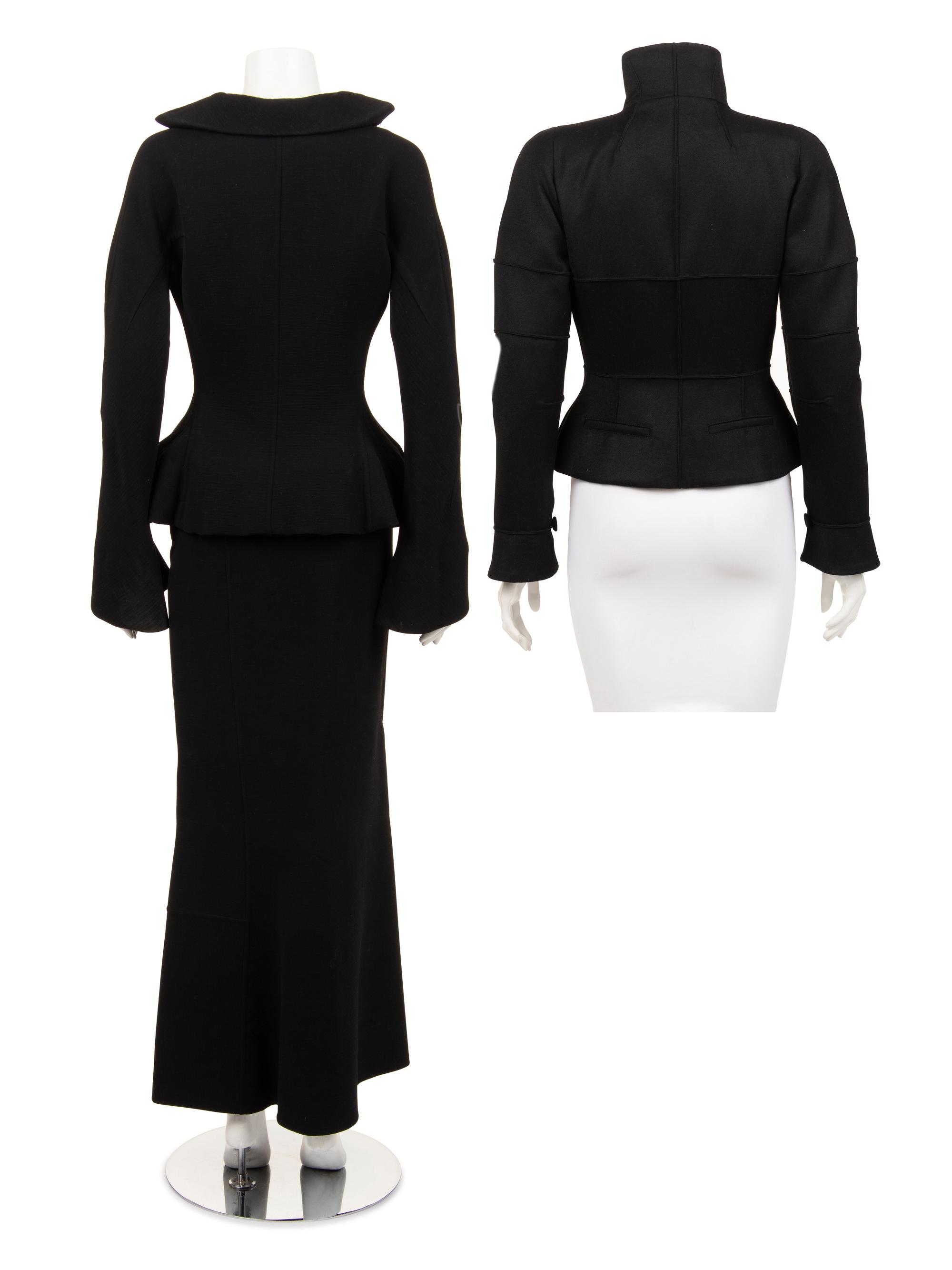 Three Designer Pieces: One Fendi Jacket and One Two-Piece Yohji Yamamoto Skirt Suit, 2000-10s