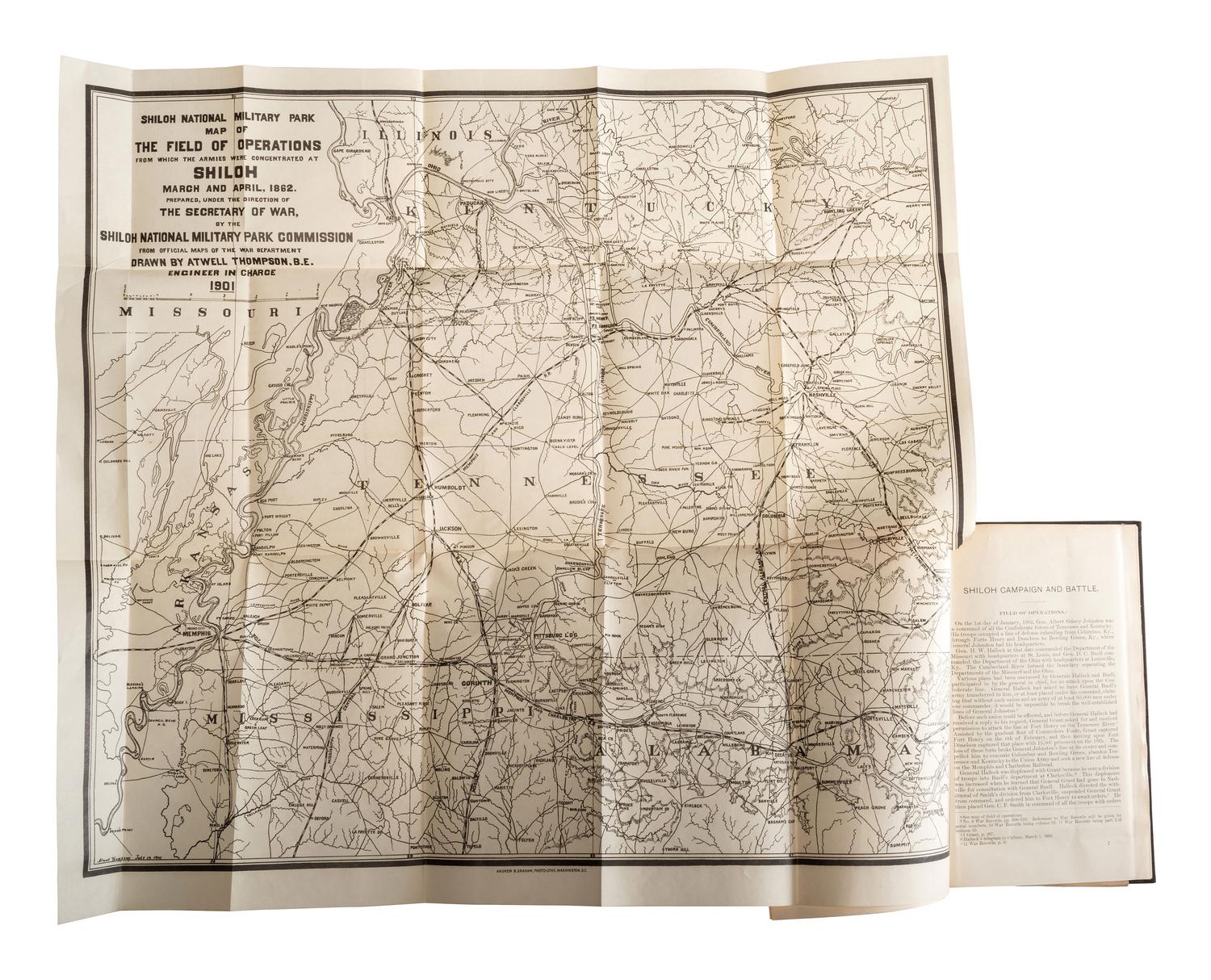 [CIVIL WAR]. A group of books related to specific Civil War battles and campaigns, including Gettysburg, Vicksburg, Shiloh, Chancellorsville, the Wilderness, and Franklin, comrising: