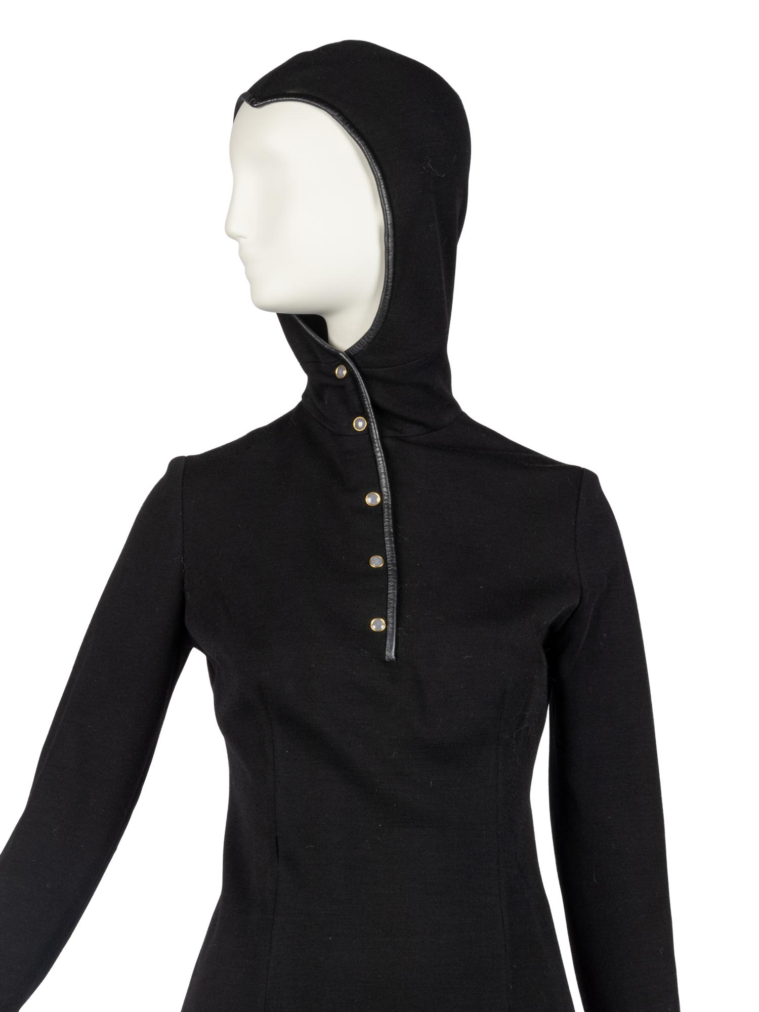Bonnie Cashin Cape, Coat with Belt, Dress with Belt, Hooded Sweater, Two Sketches, 1960-70s