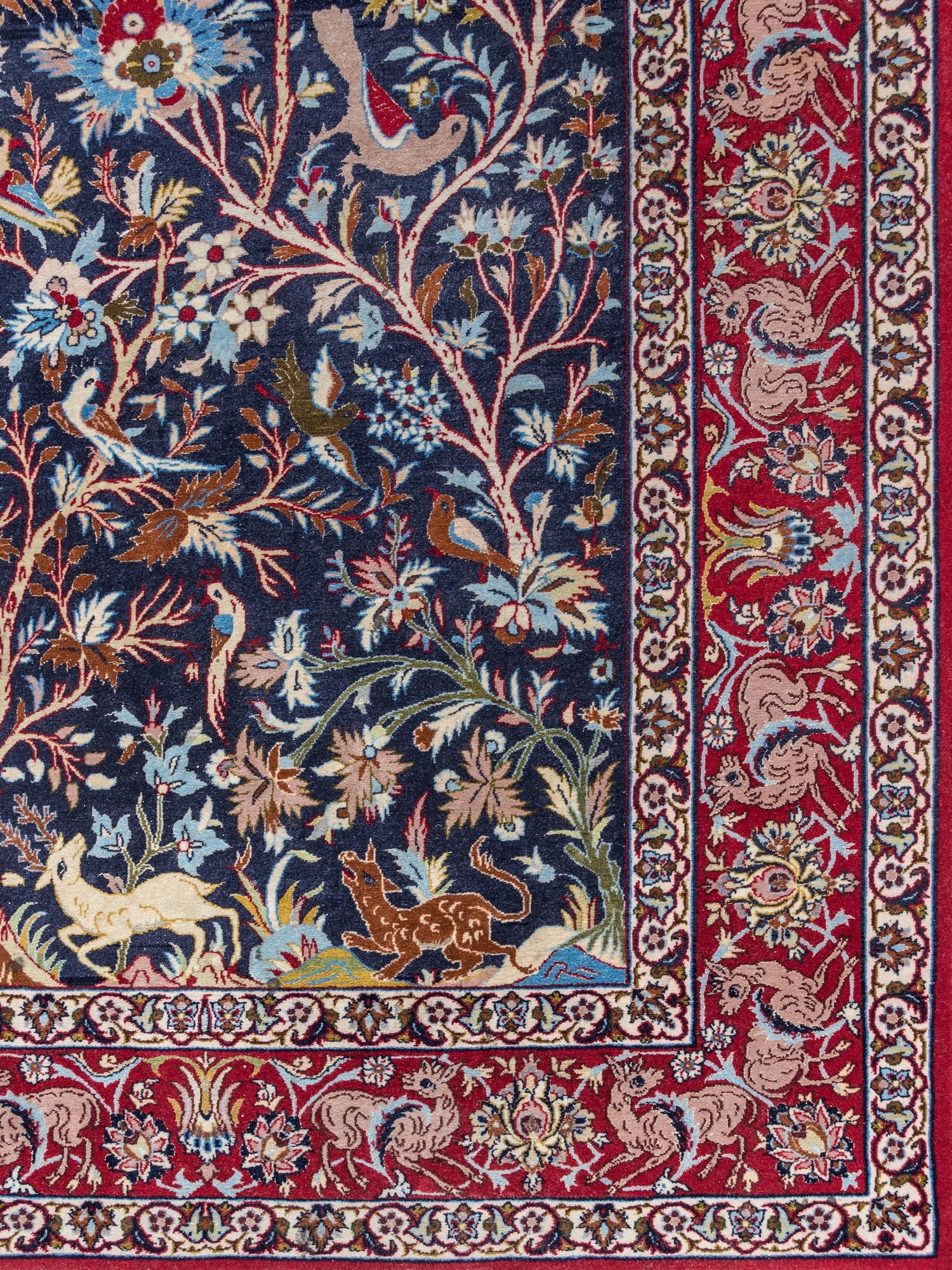 An Isfahan Wool Rug