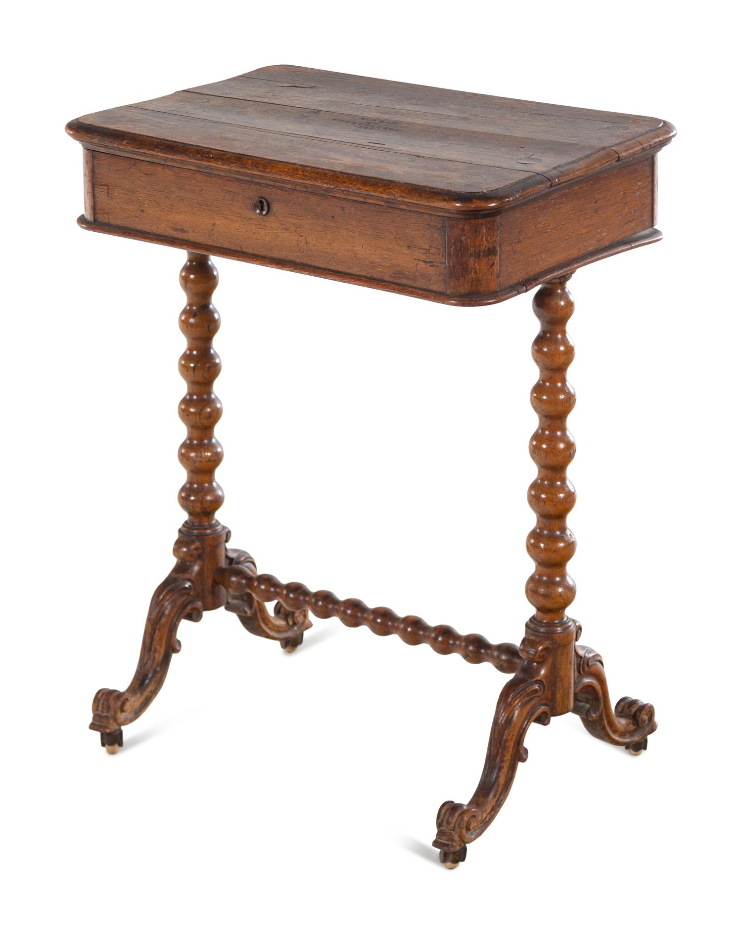 A Continental Maple Writing Desk