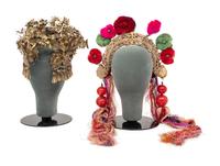 Two Chinese Miao Lady's Headdresses