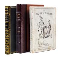 THACKERAY, WILLIAM MAKEPEACE. The Book of Snobs. London, 1848. 1st ed. With Kickleburys on the Rhine. London, 1850. 1st ed.