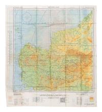 [ARMY AIR FORCE]. A group of World War II escape charts, all printed in Washington, D. C. on synthetic silk cloth, comprising: