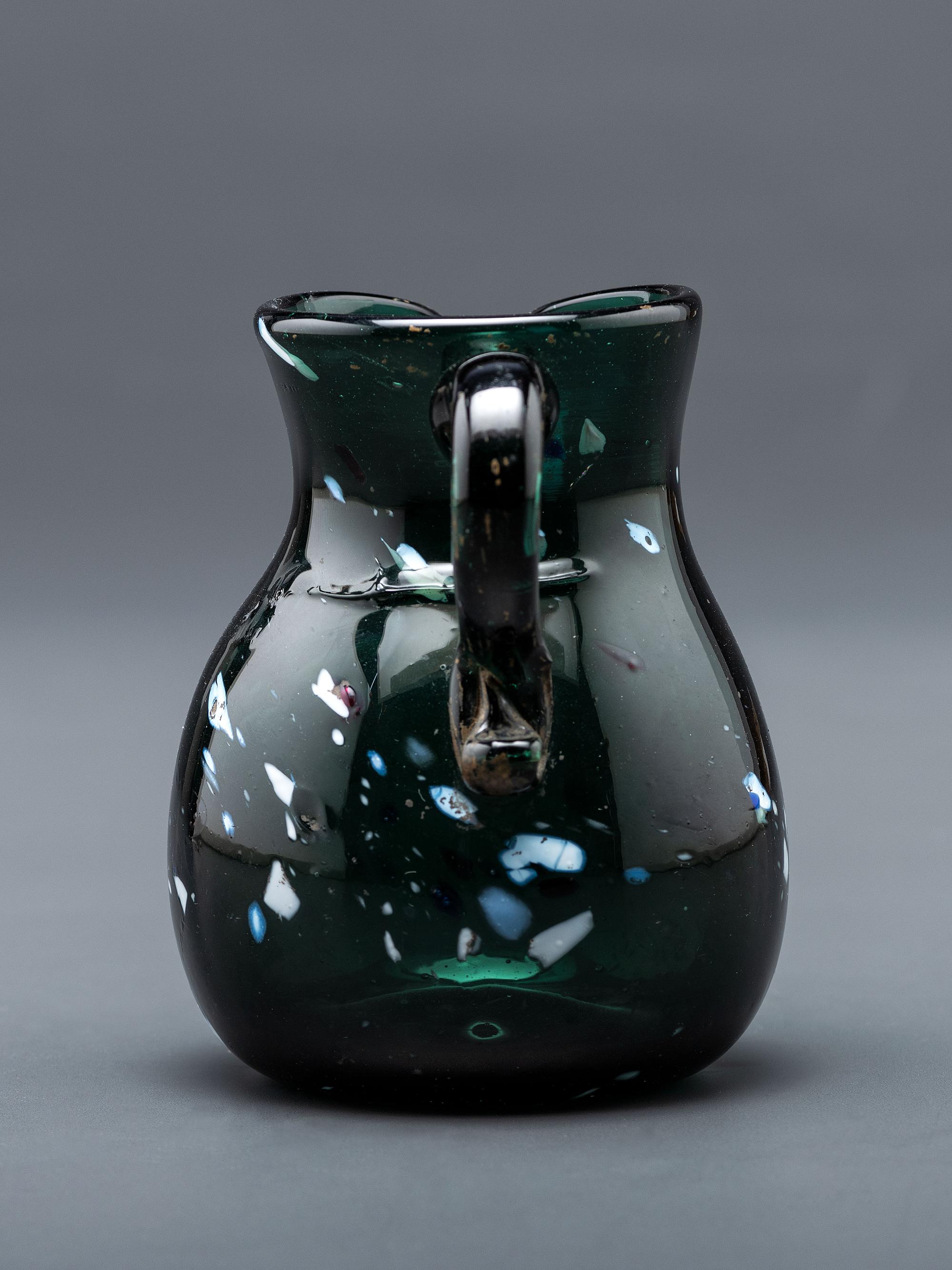A New York Blown-Glass Pitcher in Green
