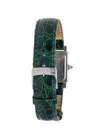 TIFFANY & CO., TWO STAINLESS STEEL WATCHES WITH EXOTIC LEATHER STRAPS