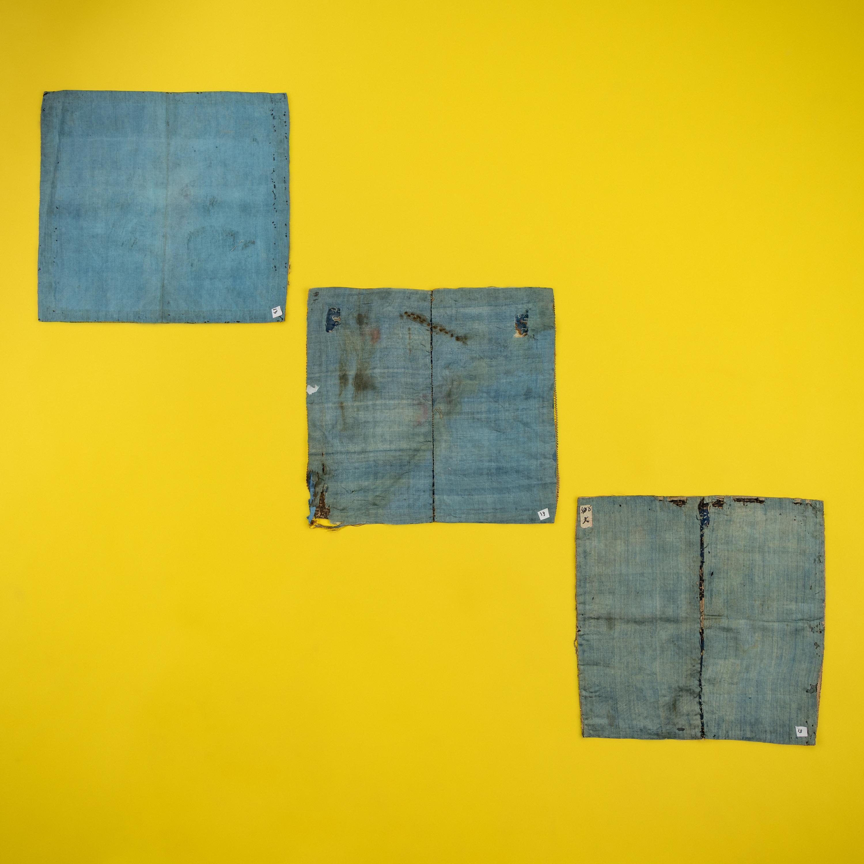 Three Chinese Kesi Rank Badges, 19th Century — 清晚期 緙絲補子三種