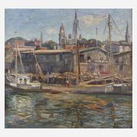 Antonio Pietro Martino (American, 1902–1989) Gloucester Wharves