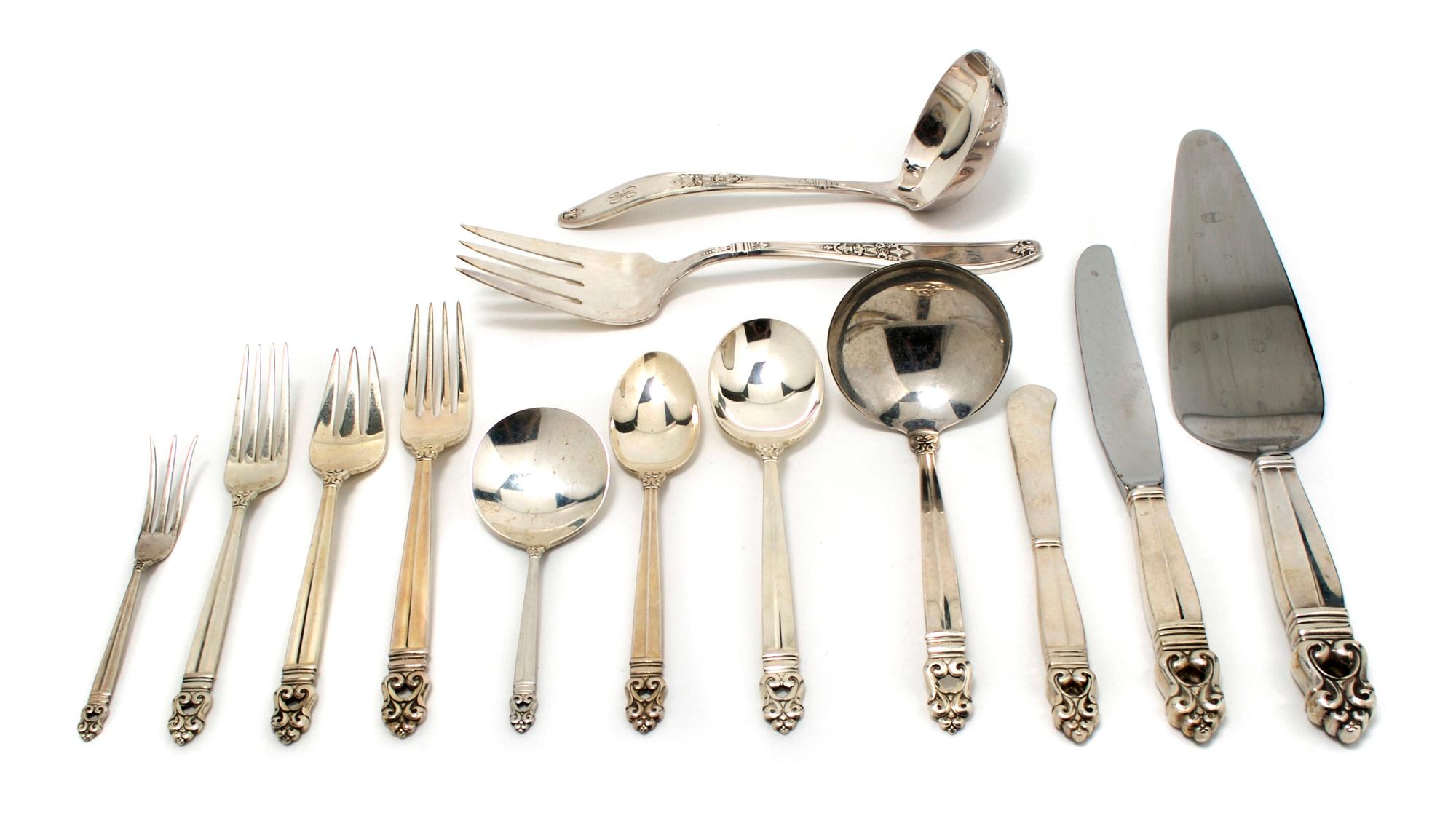 A Partial American Sterling Silver Flatware Service, International,