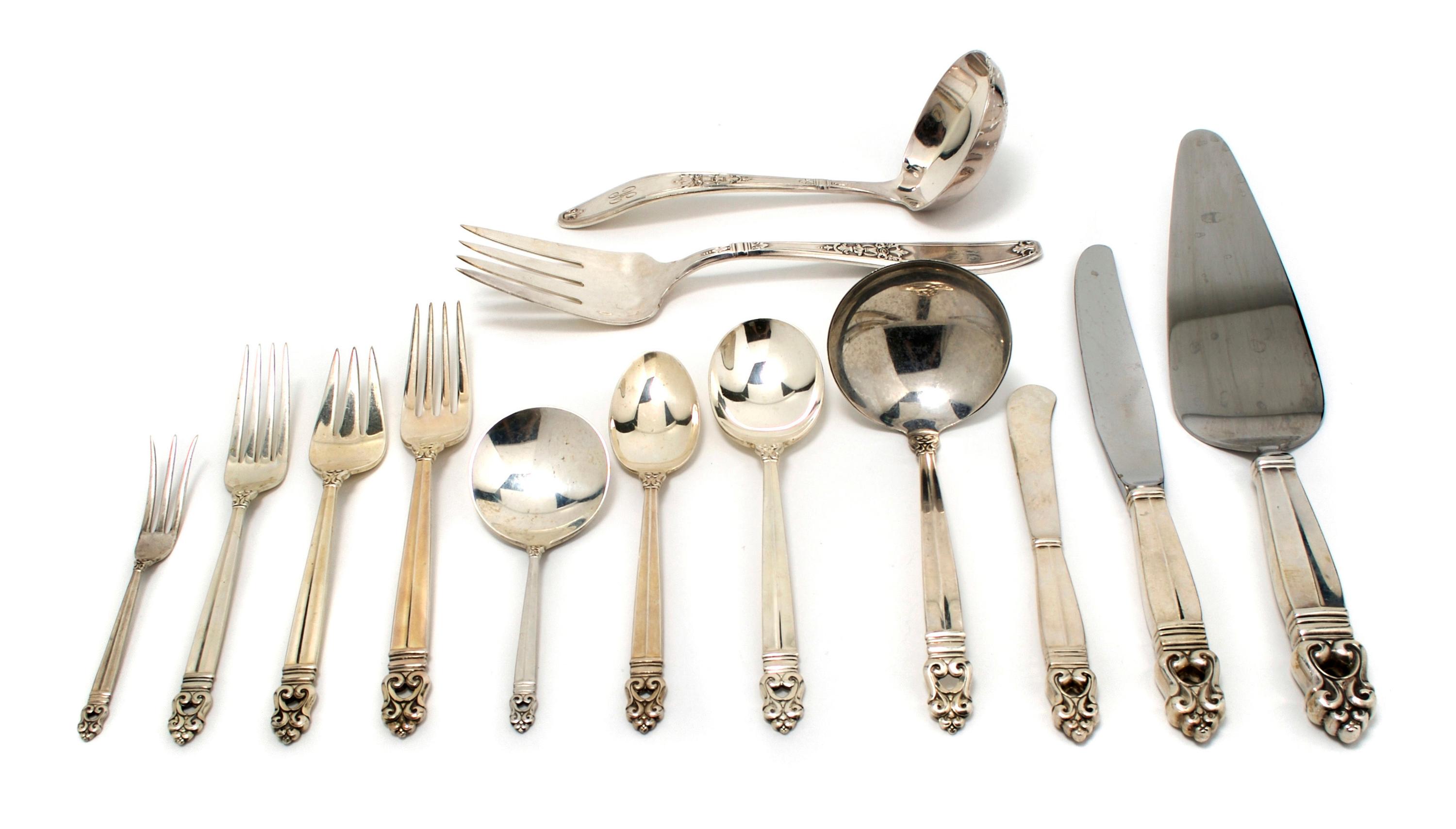 A Partial American Sterling Silver Flatware Service, International,