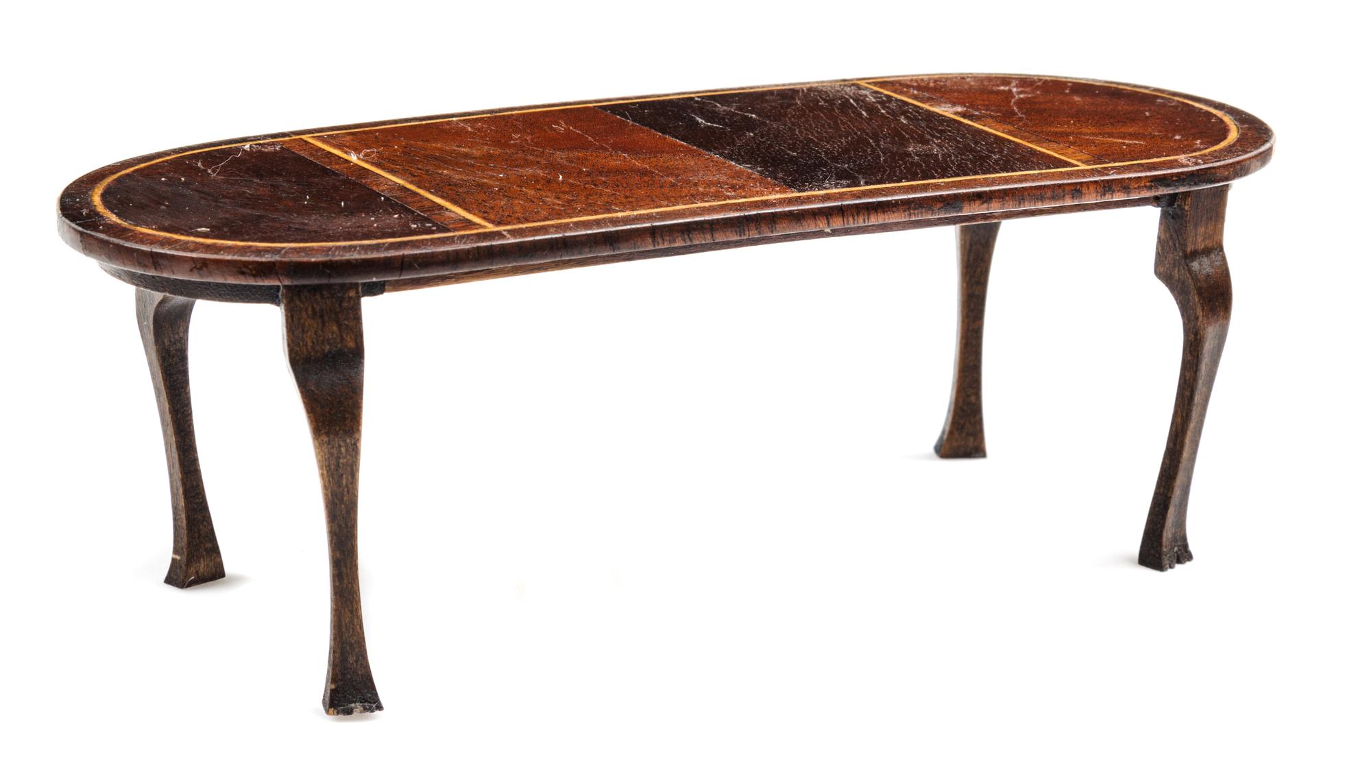 A Mahogany Dining Table Height 2 3/8 x width 7 x depth 2 3/4 inches. — Jim Traill-Hill