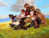 John DeMott, (American, b. 1954), Story Time, 1992