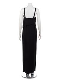 Geoffrey Beene Black and Tan Dress, Fall 1997