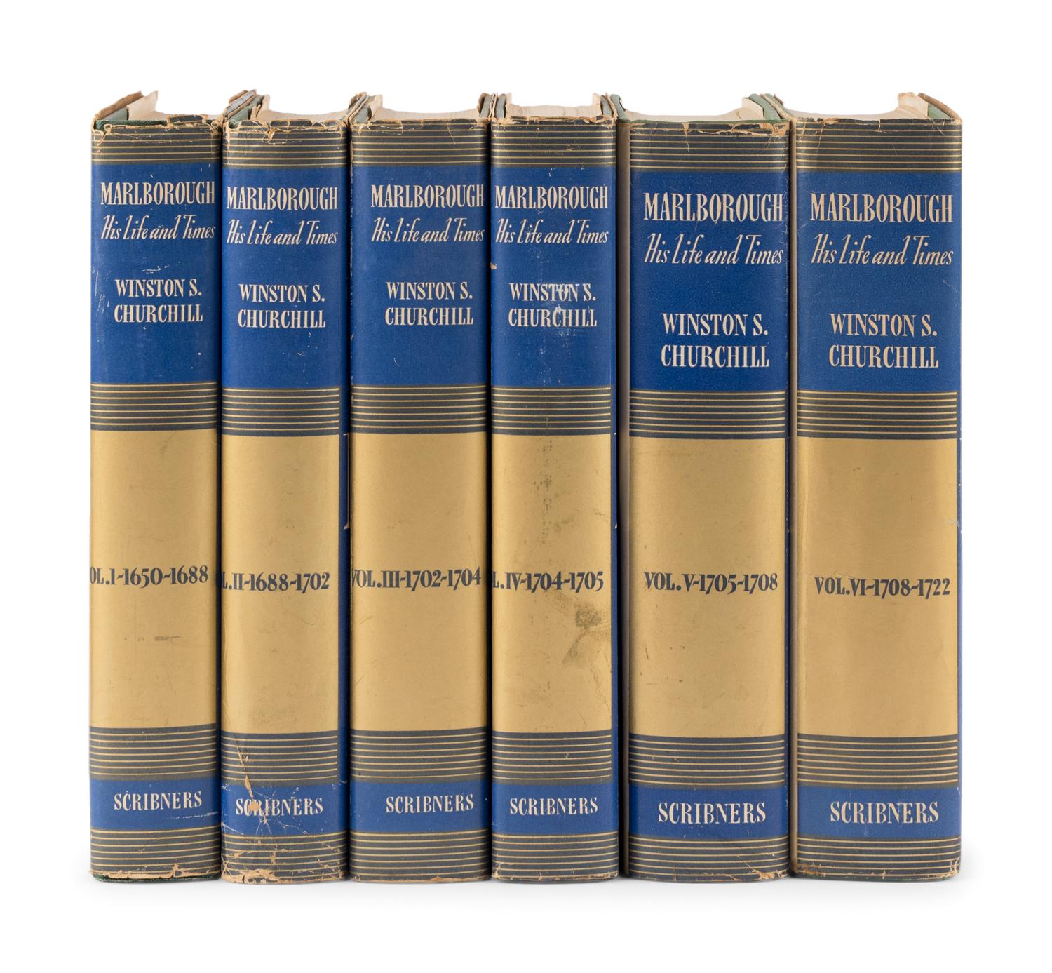 CHURCHILL, Winston Leonard Spencer, Sir. Marlborough: His Life and Times. New York: Charles Scribner’s Sons, 1933-1938.
