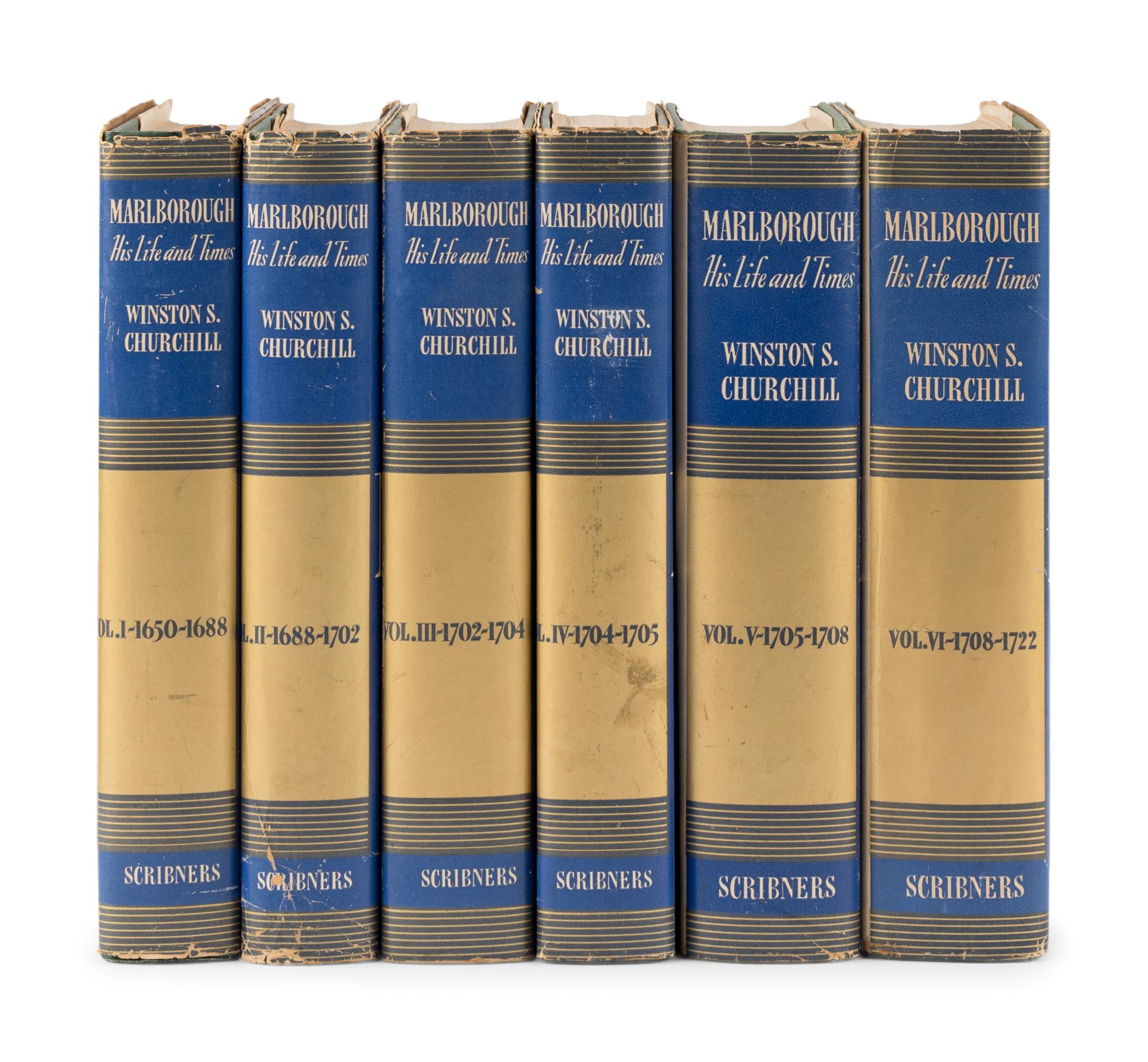 CHURCHILL, Winston Leonard Spencer, Sir. Marlborough: His Life and Times. New York: Charles Scribner’s Sons, 1933-1938.