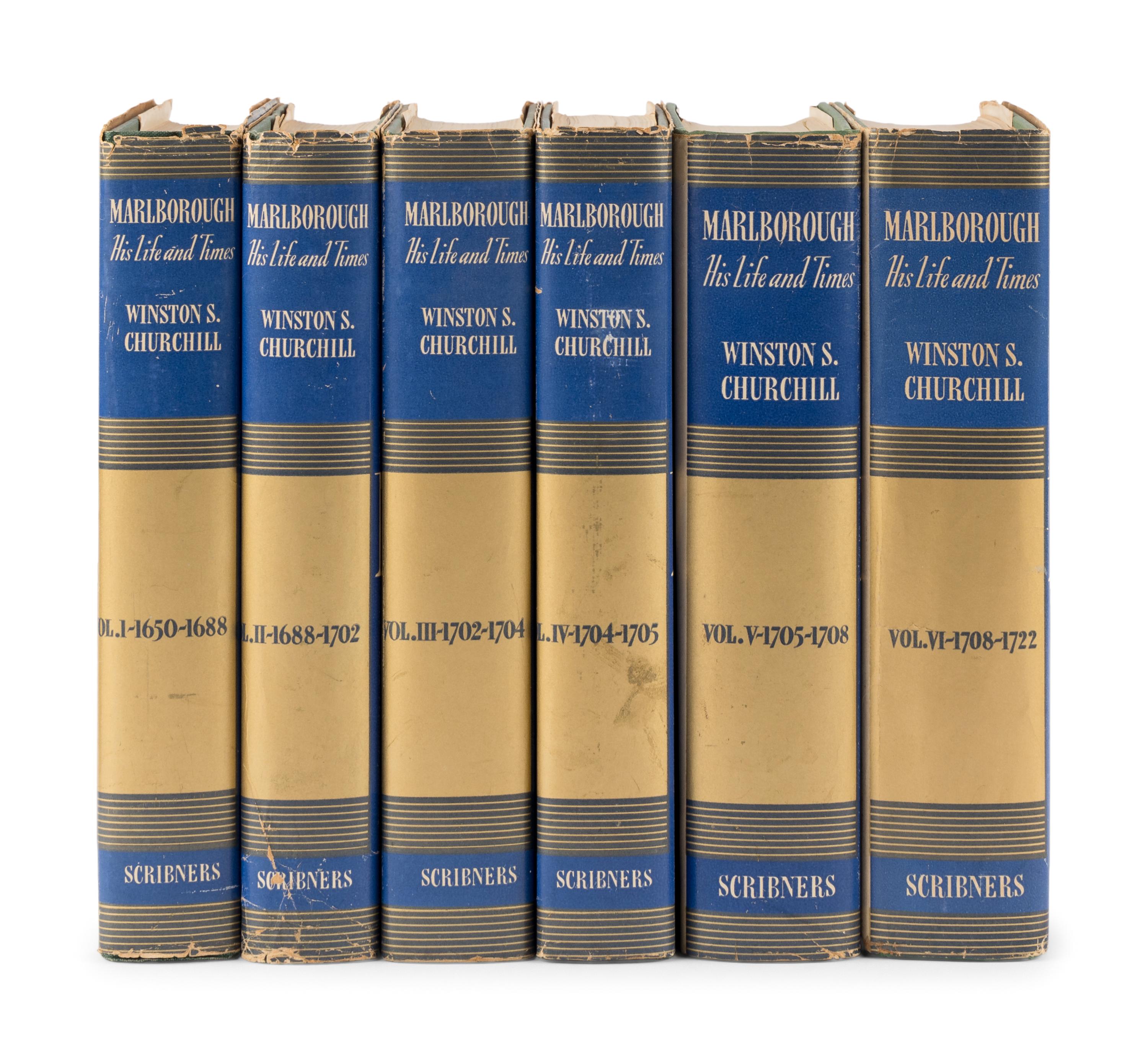 CHURCHILL, Winston Leonard Spencer, Sir. Marlborough: His Life and Times. New York: Charles Scribner’s Sons, 1933-1938.