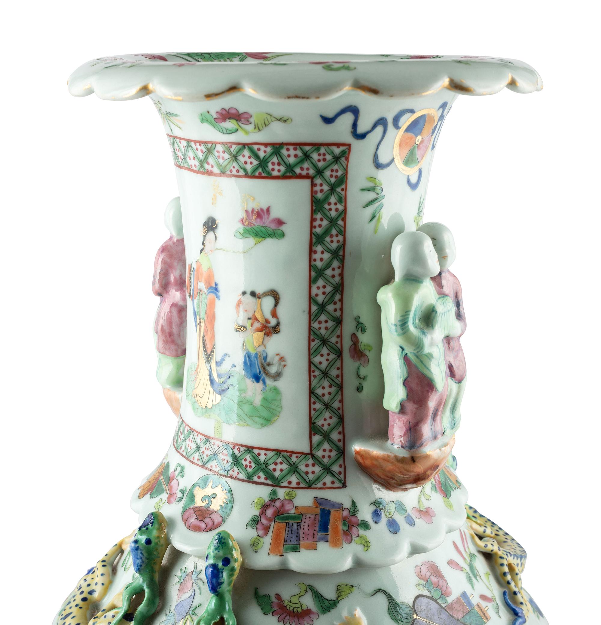 A Chinese Enameled Porcelain Vase