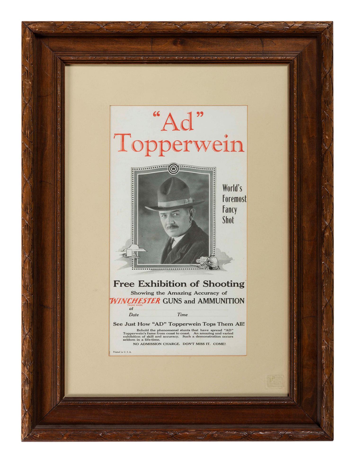 [WESTERN AMERICANA]. A group of assorted ephemera, including items related to sharpshooters, Native Americans, and William F. "Buffalo Bill" Cody.
