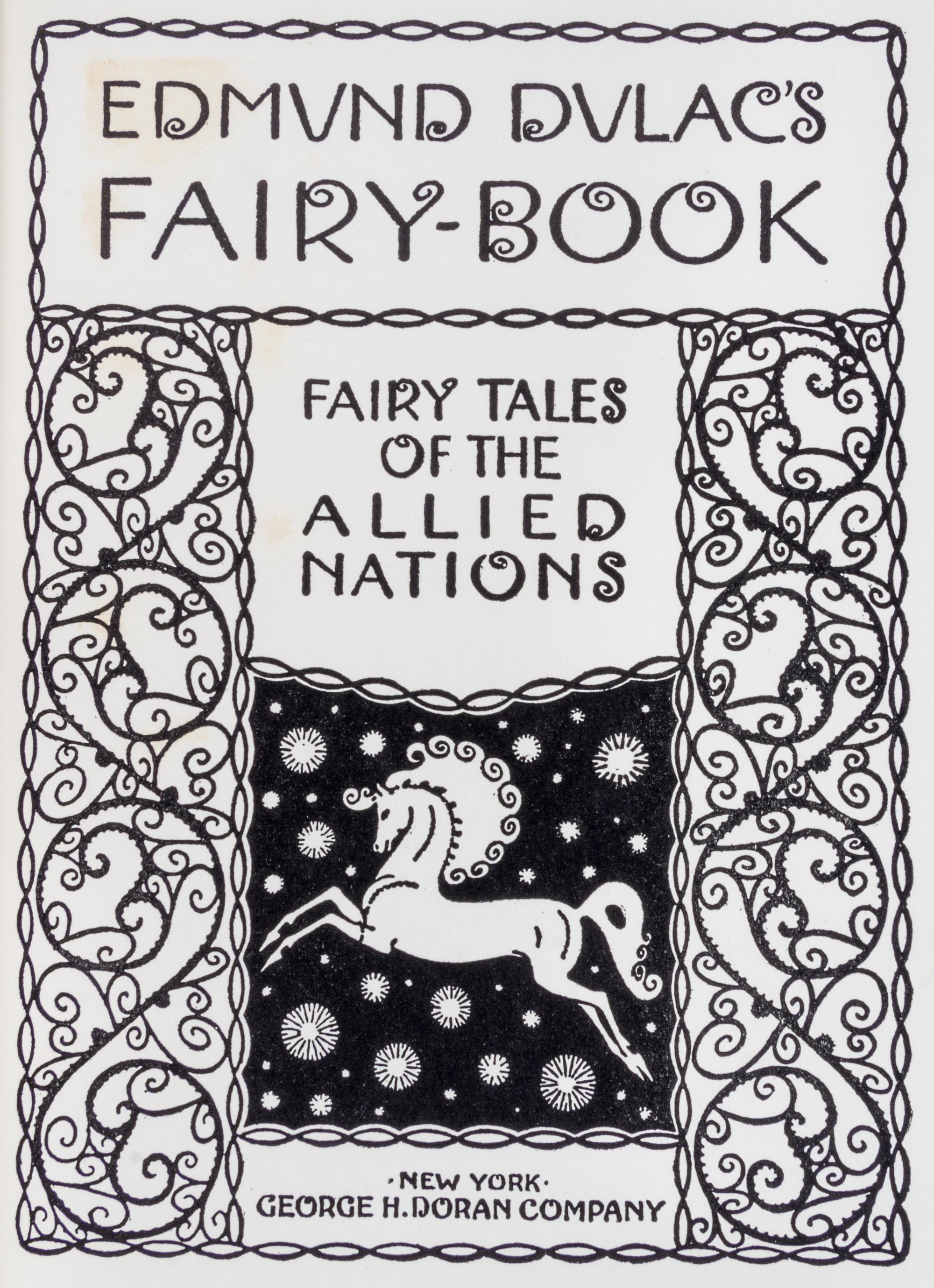 DULAC, EDMUND. Fairy Tales of the Allied Nations. New York. Signed by Dulac.