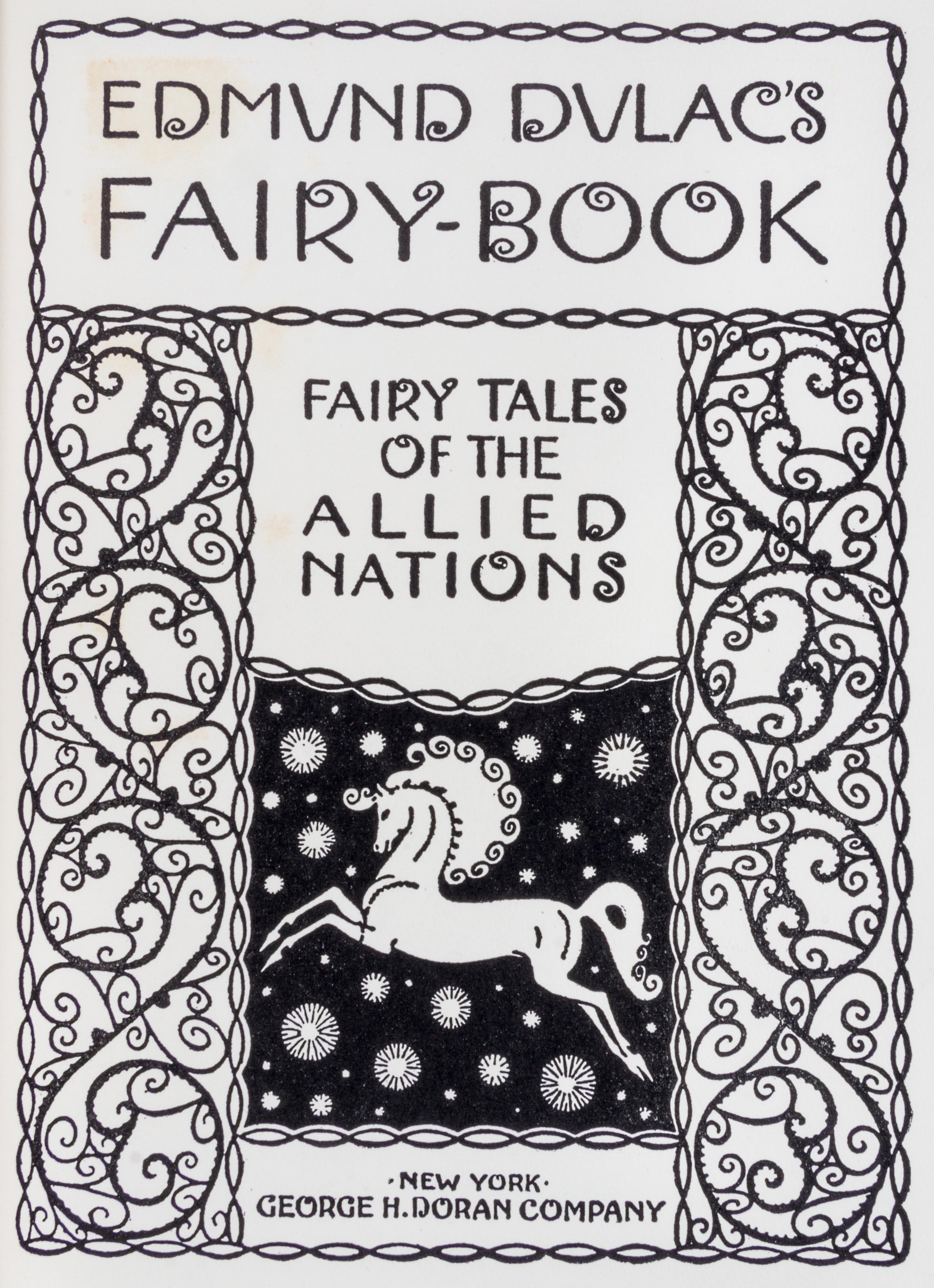 DULAC, EDMUND. Fairy Tales of the Allied Nations. New York. Signed by Dulac.