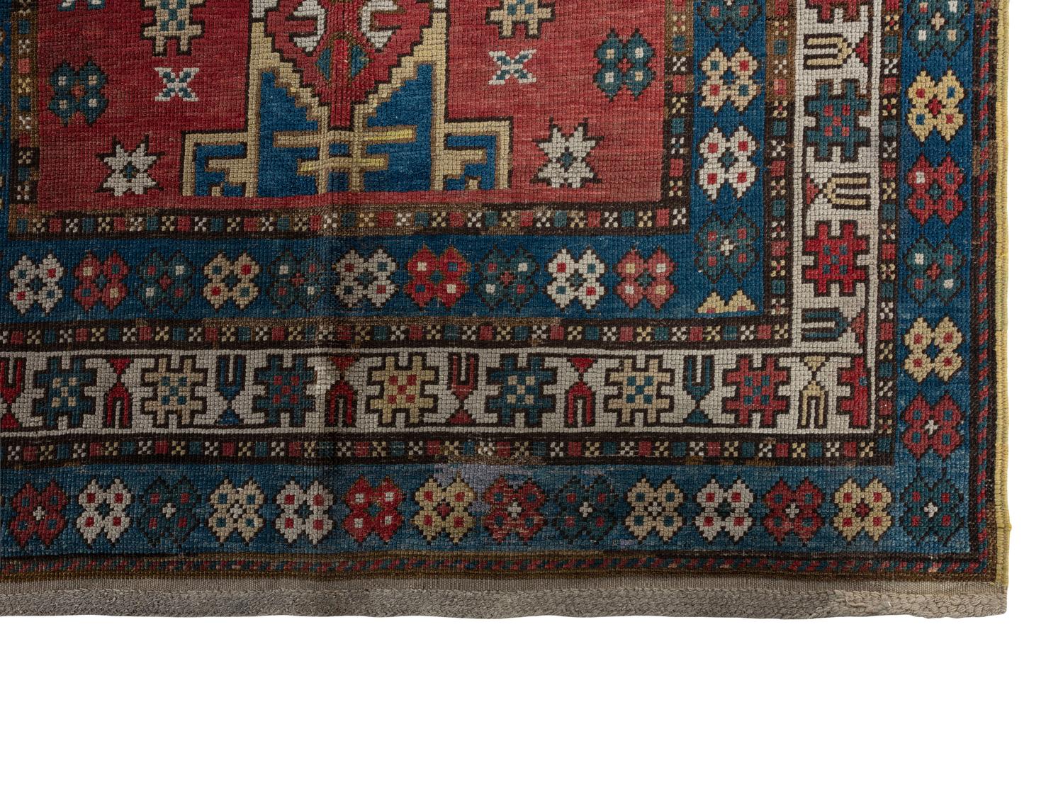 Two Caucasian Wool Rugs