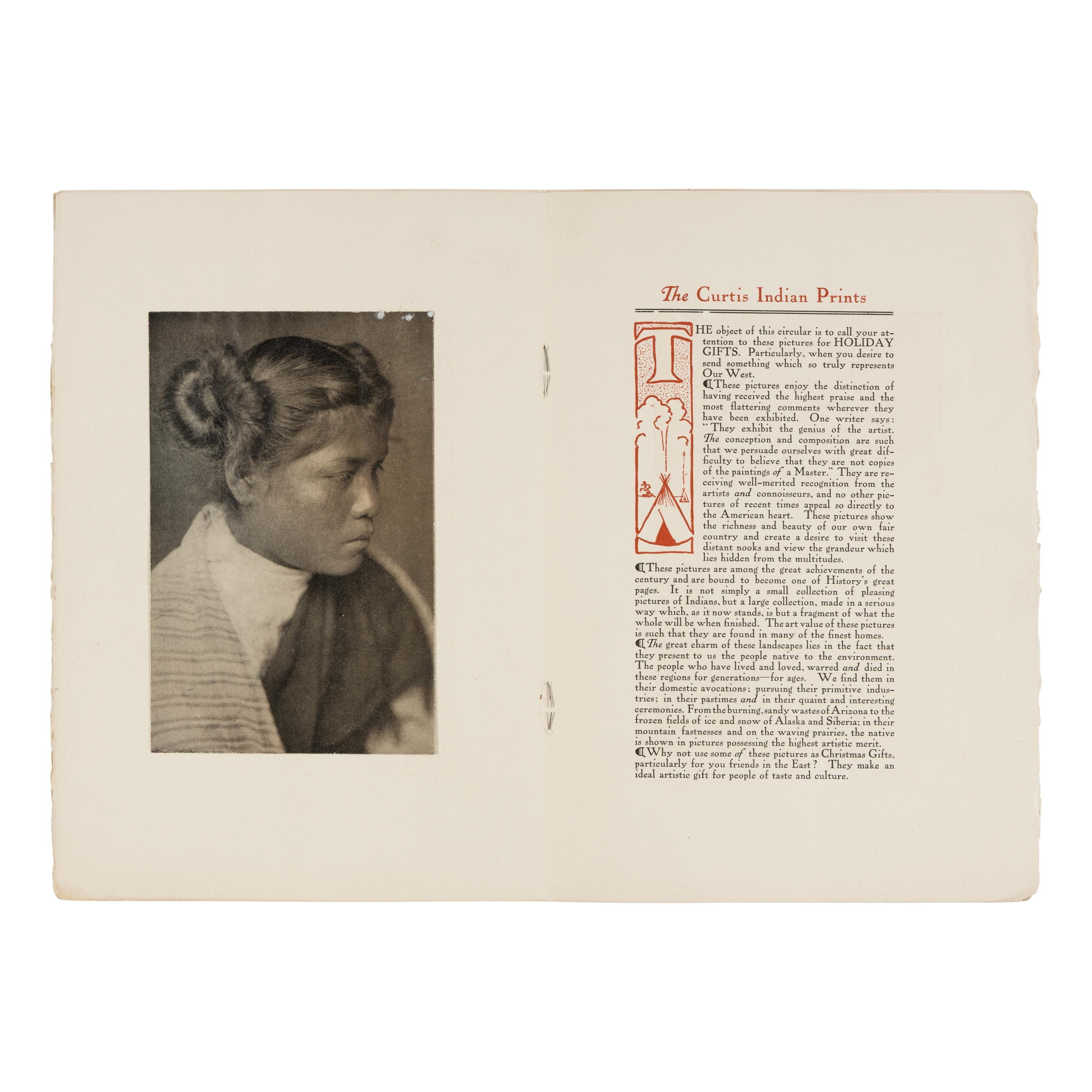 [Native-Americana] Curtis, Edward S. Edward S. Curtis studio Christmas brochure