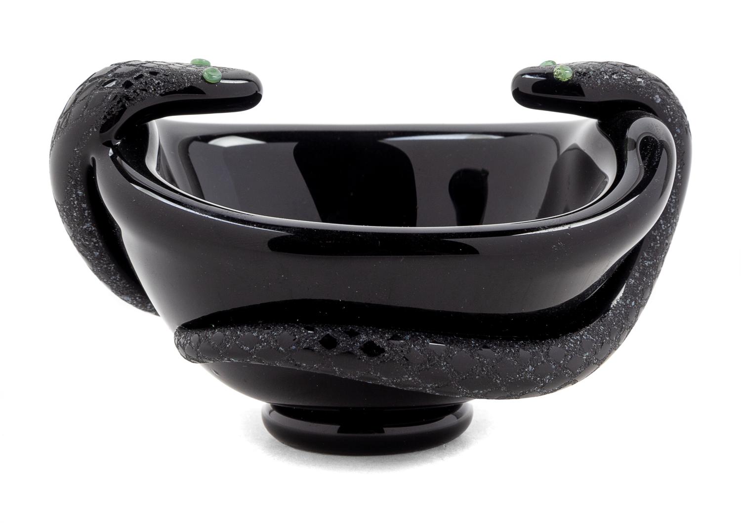 John Nygren, (American, b. 1940), Untitled Snake Bowl, 1977