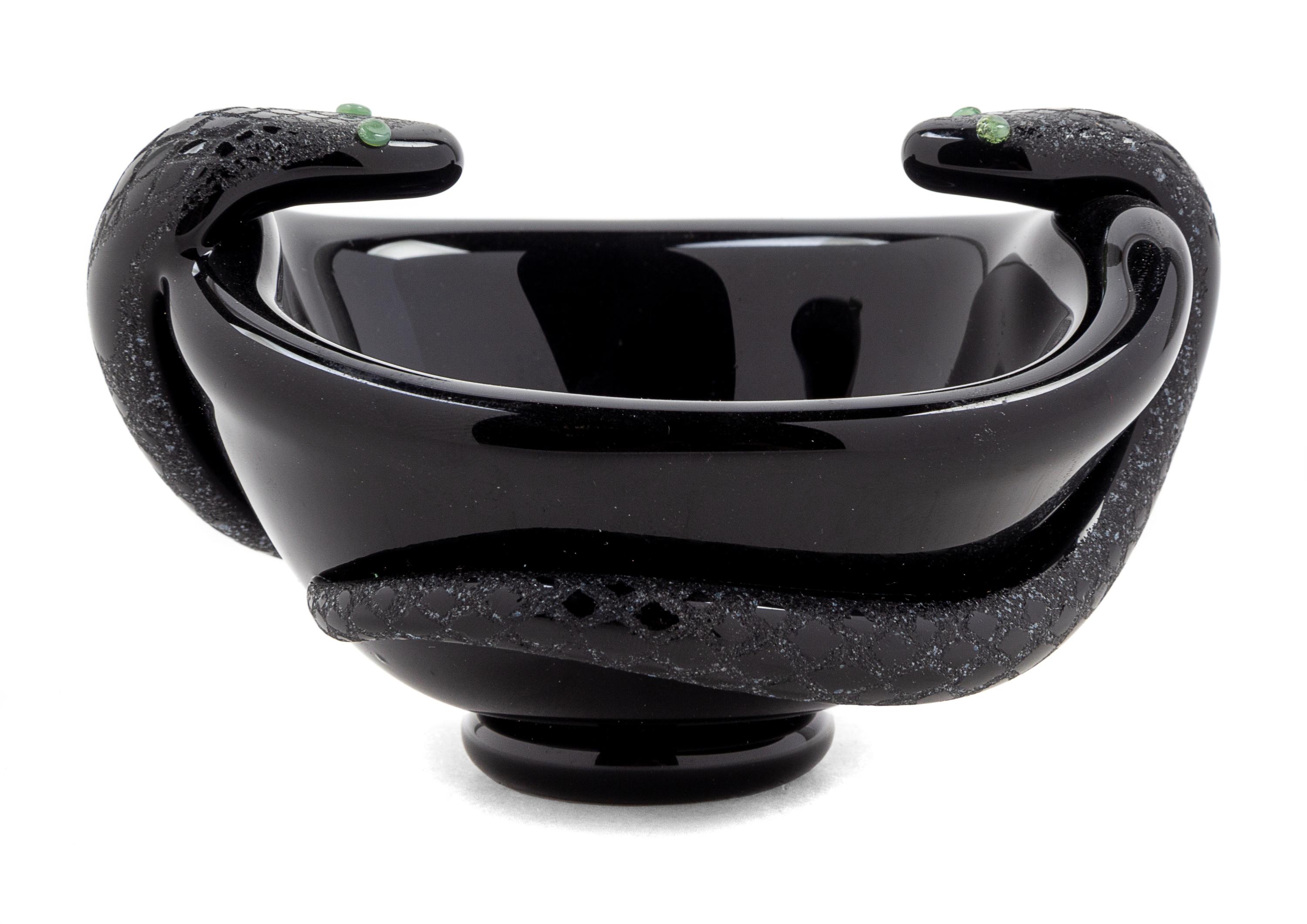 John Nygren, (American, b. 1940), Untitled Snake Bowl, 1977
