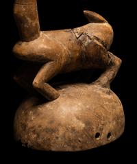 A Bamana Wood Antelope (Chiwara)