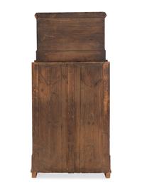 A North European Red-Painted Bureau Cabinet