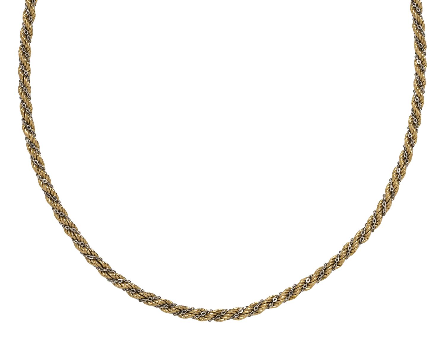 BICOLOR GOLD NECKLACE