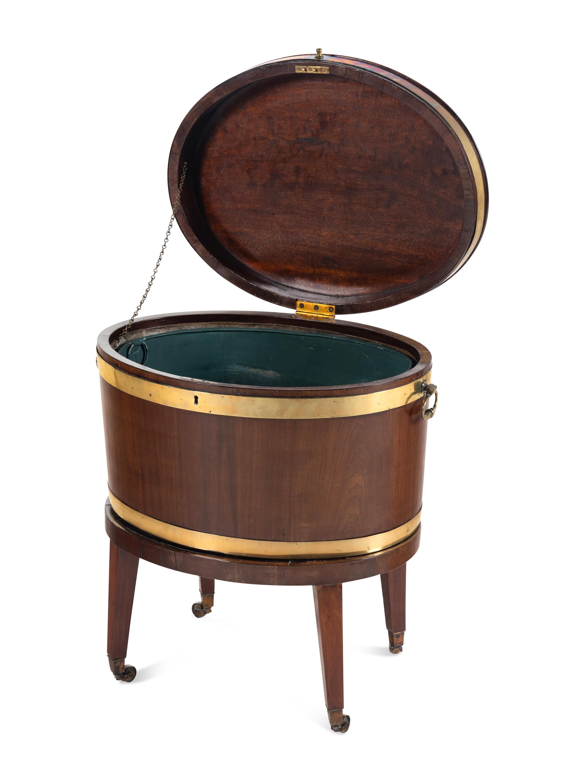 A George III Mahogany Cellarette