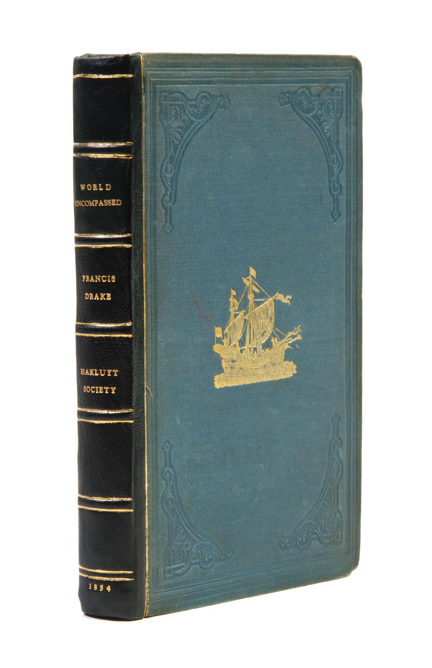 DRAKE, SIR FRANCIS. The World Encompassed by Sir Francis Drake... London, 1854. First edition.