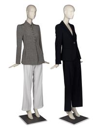 Two Giorgio Armani Black Label Pant Suits