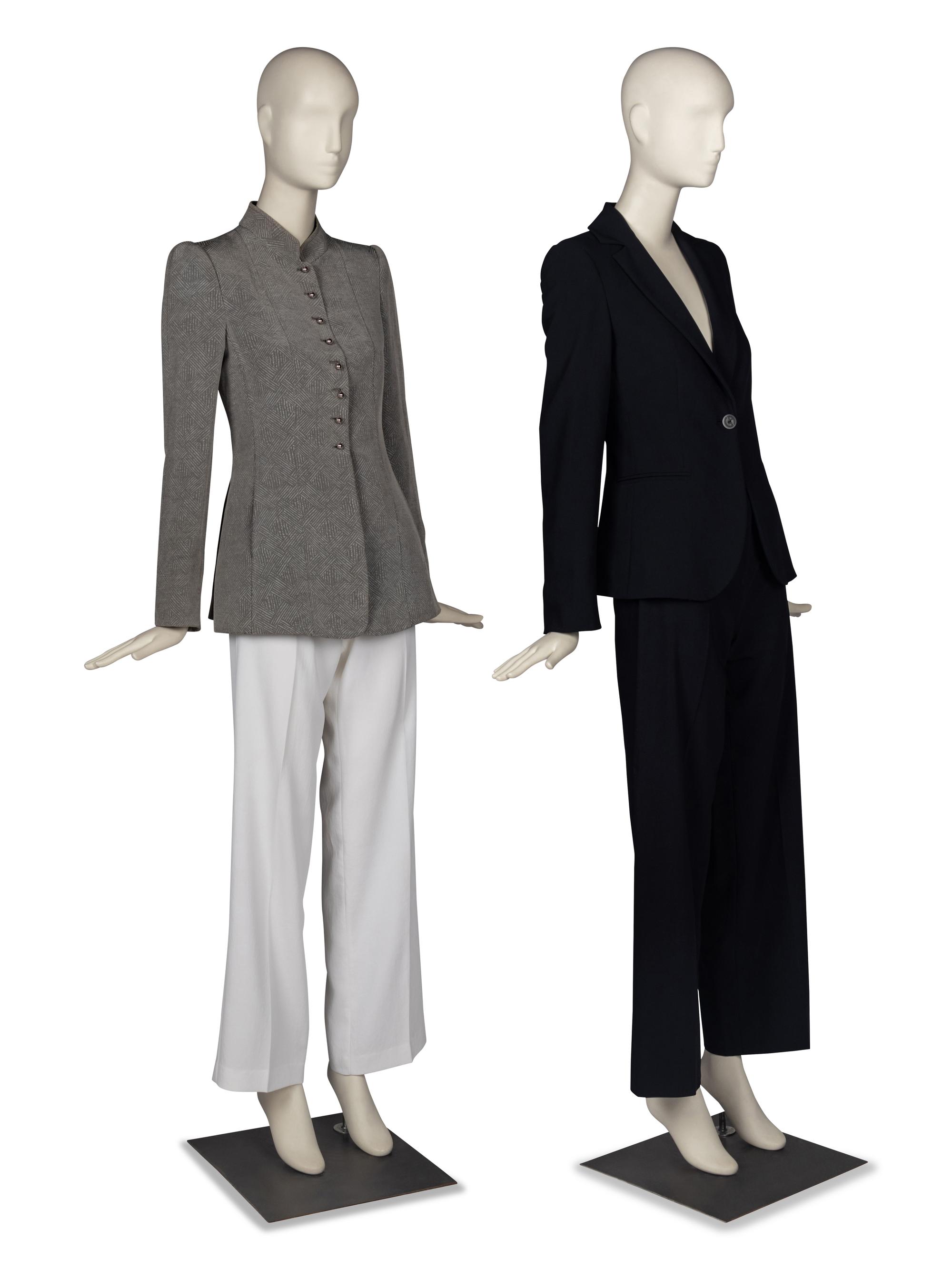 Two Giorgio Armani Black Label Pant Suits